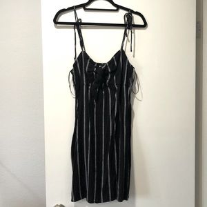 Black and white striped Billabong dress